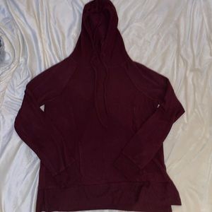 Burgundy lightweight sweatshirt